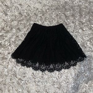 Lace Black Skirt